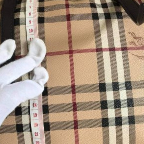 Burberry Haymarket Tote Bag - Picture 10 of 11